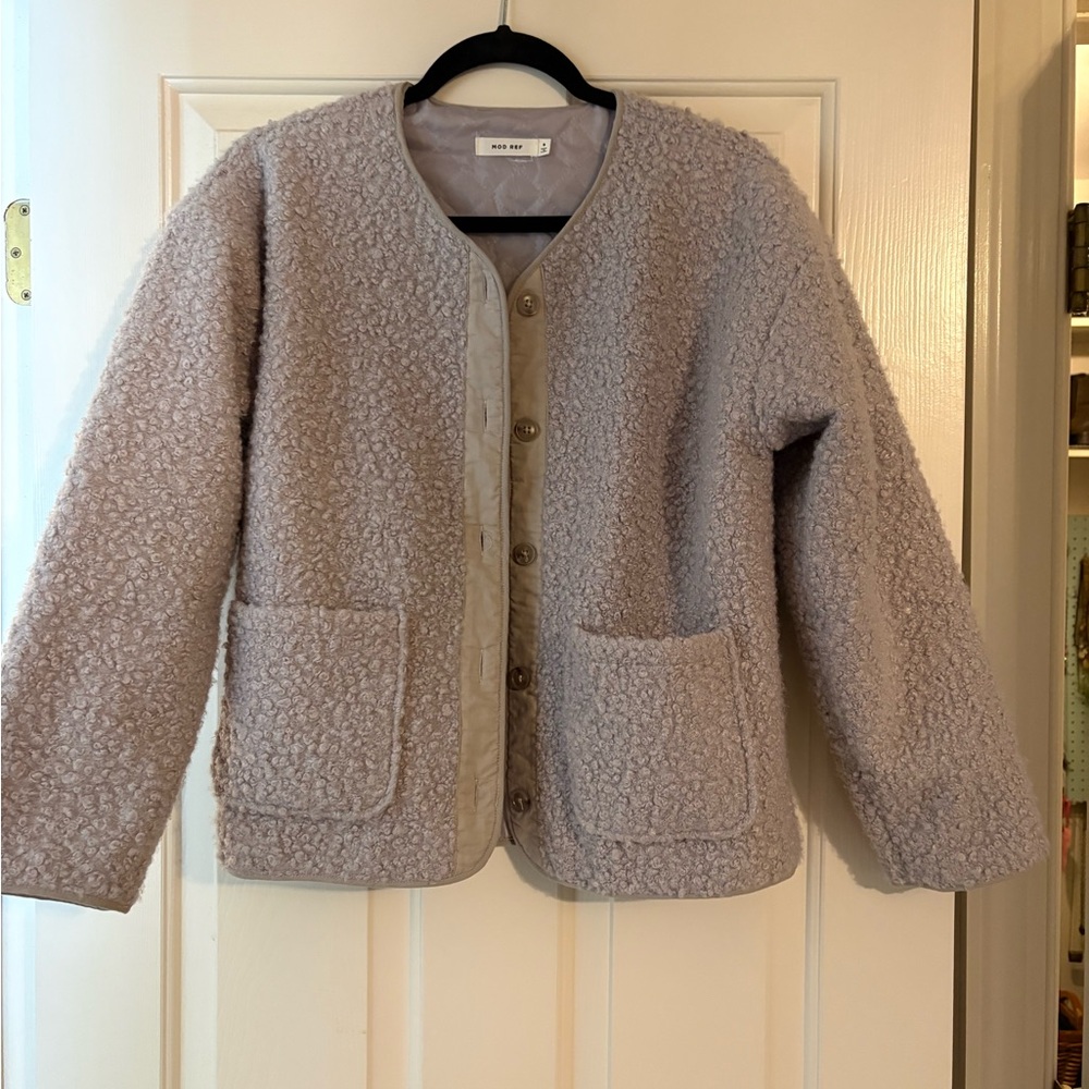 Mod Ref Quilted Light Gray Jacket